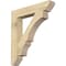 Ekena Millwork Balboa Slat Rough Sawn Bracket, Douglas Fir, 6"W x 36"D x 40"H BKT06X36X40BOA06RDF - alternate 1